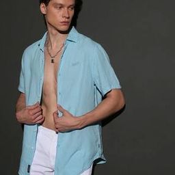 Studios Casual Linen Short-Sleeve Shirt-image-4