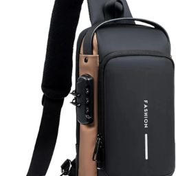 Black Men & Women Shoulder Bag //Sling Bag for Men Stylish Crossbody Backpack for Men & Women-46
