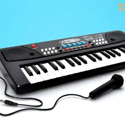 37-Key Musical Piano Keyboard with Microphone 430A1 Song Record Feaure_L650-image-0