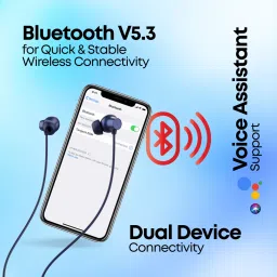 ptron Bassstrings Indie with 45 Hrs Playback, Clear Calls, Deep Bass & Type C Charging Bluetooth Headset image 4