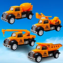 Auto World Construction Die-Cast Vehicle Set 1"55 Scale Pack of 4-image-76