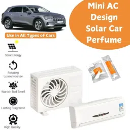 B2 Miniatur AC design Solar-Powered Car Air freshner with built-in Perfume B2 Miniatur AC design Solar-Powered Car Air freshner with built-in Perfume Air Purifier-15