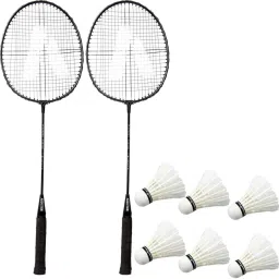 Scratchless A-200 Badminton Racquets set Of 2 With Shuttle Badminton Kit-image-16