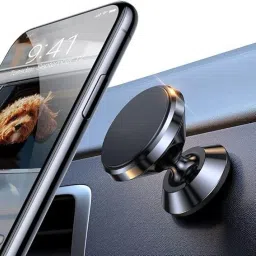 Car Mobile Holder for Dashboard, AC Vent, Magnetic, Windshield, Steering-image-48