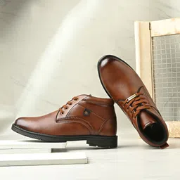 Vellinto OASIS Stylish, Trendy Mid-Ankle Boots ll Daily Use Casual Lace Up Shoe Boots For Men-picture-45