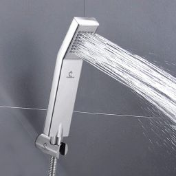 Stella ABS Hand Shower Chrome finish with ABS Holder/1.5 mtr Steel Flexible Pipe Handheld-picture-25