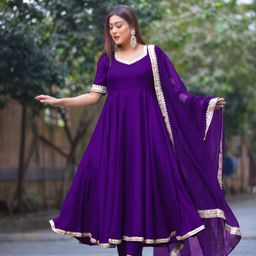gosriki Women Cotton Rayon Kurta Pant Dupatta Set-picture-25