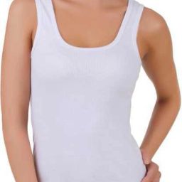 Women White Tank Top/Vest-image-43