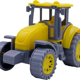 Tractor Toy| Friction Powered Pull Along Tractor Engine with 4 Wheels-14