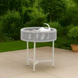 royaloak Genting Malaysian Aluminium Outdoor Table In Grey Finish-picture-2