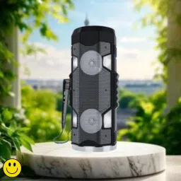 GUGGU Play (PORTABLE BLUETOOTH PARTY SPEAKER) With Karaoke Mic, High Quality SoundV193 20 W Bluetooth Party Speaker-image-0