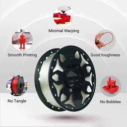 WOL3D 1kg 2023 New PLA PRO+ with Improved Formula (Crystal Clear) Extruder image 2