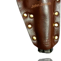 Pure Leather Full Grain Buff Clip Cover For 45 Bore Pistol 5" Berrel 1911 Pistol/Gun Cover Free Size-image-14