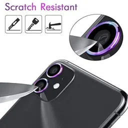 Tech Konnect Back Camera Lens Ring Guard Protector for Nothing Phone 2, Nothing Phone 2 Silver Camera Ring image 3