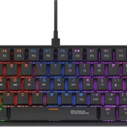 COCONUT K12 GAMING USB KEYBOARD - NEW 87 KEYS RED OUTEMU Wired USB Standard Desktop Keyboard Compatible with Desktop, Laptop, Mac-27