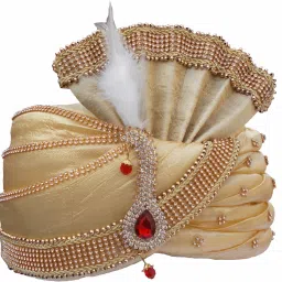 Krypmax Self Design, Embellished Pagri-image-5