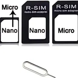Raptas 4 in 1 SIM Card Adapter Kit Standard, Micro and Needle Sim Adapter image 3