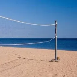 azure Nylon Volleyball Net 4 Side Tap Pack of 1 Net Volleyball Net image 2