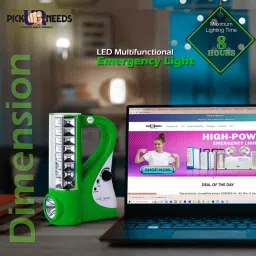 pick ur needs Rechargeable Emergency 2 In1 Home LED Torch Lantern Lamp Light with 24 SMD Light Torch image 5