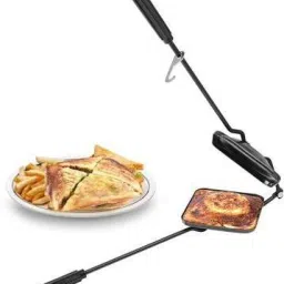 Toster Brade Gralic Sandwich Same Tour Picnic BrakFast Dinner Garlic Style Single Pic Gas Stove Toster 0 W Pop Up Toaster (Black) Toast-18