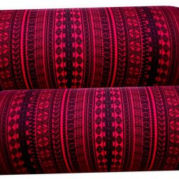 Round Bolster Microfibre Abstract Cushion Pack of 2-image-84