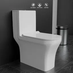 belluxury S-trap 9106- Sofi CERAMIC FLOOR MOUNT ONE PIECE WESTERN TOILET Western Commode-picture-23