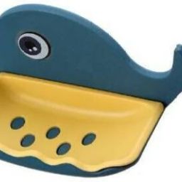 Fish Shape Cute Adhesive Waterproof Wall Mounted Soap Dish(PACK OF 4)-image-56