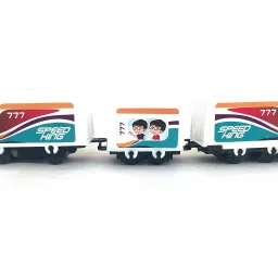 kokee toys Big Size Battery Operated Super Fast High Speed Bullet Train Vehicle Set Toy for Kids |Boys |Girls (with Track) image 3