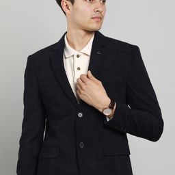 killer Men Solid Single Breasted Casual Blazer-picture-9