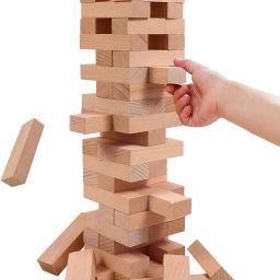 No-1 Gaming Classic Jenga, Hardwood Blocks, Stacking Tower Game For Kids-20