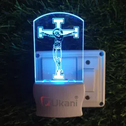 GOD JESUS Acrylic 3D Illusion RGB 7 Colour Changing LED Plug and Play Night Lamp-picture-21