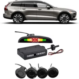 EB626 Black Car Reverse Parking Sensor with LED Display 4 Sensor E626 Parking Sensor-image-2