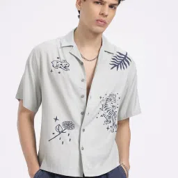 Men Relaxed Fit Fit Printed Casual Shirt-picture-4