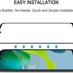 EITANSHA CREATION Edge To Edge Tempered Glass for Mi Redmi A4 5G/Poco C75 5G, POCO C75 5G, Redmi 14C 5G, Redmi A4 5G, POCO C71 5G image 3