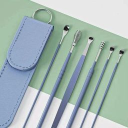 Ear Wax Cleaner Resuable Ear Cleaner Tool Set with Storage Leather Pouch-image-97
