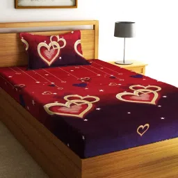 144 TC Microfiber Single Printed Flat Bedsheet-picture-17