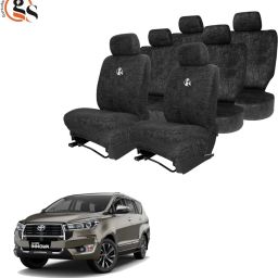 Cotton Car Seat Cover For Toyota Innova Crysta-image-90