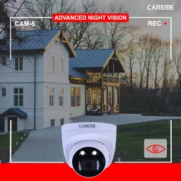 CareME 3MP 4G SIM Based Two Way Talk Plug & Play Indoor Camera with Color Night Vision Security Camera image 5