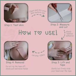 Breast Shaper & Lifter Boob Tape with 10 Nipple Pasties for Women NV162 Nursing Breast Pad-image-88