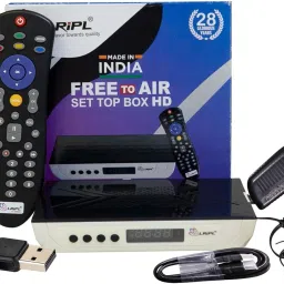 LRIPL LR777W MPEG-4 Free Dish Set Top Box HD [Wifi dongle included for YouTube Access] Media Streaming Device-1