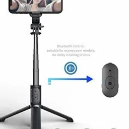 HIFY VLOG, VIDEOSHOOT, REELS TRIPOD WITH MIC COMBO 3 Axis Gimbal for Camera, Mobile image 5