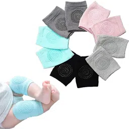 Baby Knee Pads for Crawling Anti-Slip Padded Stretchable Elastic Cotton Multicolor Baby Knee Pads-picture-14