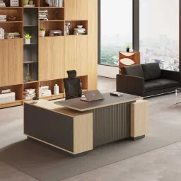 Engineered Wood Office Table-21