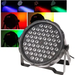 60 LED DJ PAR Light Multicolor Party Light Sound Activated for Home and Club Use Shower Laser Light-0