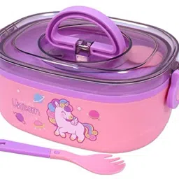 SGG - LUNCH BOX - PINK - Unicorn Lunch Box Thermal Stainless Steel 800 ML 1 Containers Lunch Box-image-48