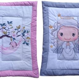 New Born Baby Mattress, Godadi, Baby Bed Mattress ,Multicolor, Set Of 2-image-29