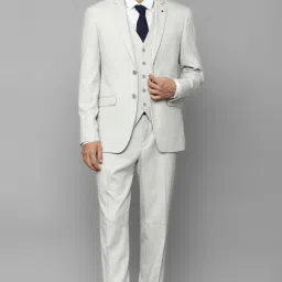 Men Single Breasted - 2 button Self Design Suit-image-85