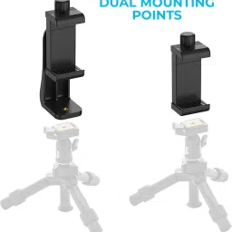 WRADER 360 Degree Rotatable Tripod Mount Phone Holder Mobile Tripod Mount Adapter Phone Tripod, Tripod Ball Head, Tripod Bracket, Tripod Clamp, Tripod Kit, Monopod, Monopod Kit image 4