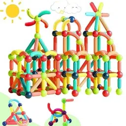 Magnetic Sticks Building Blocks for Kids Brain Toys ( 36 pcs ) (Multicolor)-10
