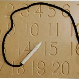 1 to 20 Number Writing Practice Wooden Boards - Learn to Counting Numbers best Way for Writing Numbers for Kids, Number Learning Games for 2+ Years for Boys & Girls-4